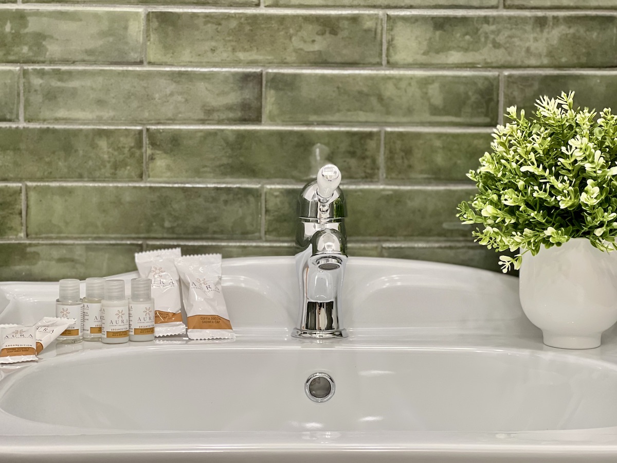 dettaglio bagno Dimora Cavour